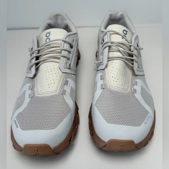 On Cloud 5 Shoes Women's Size 9.5 Sand/Rosebrown Sneakers Athleisure Running - Picture 4 of 9